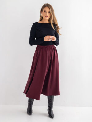 Spódnica CLARA BURGUNDY